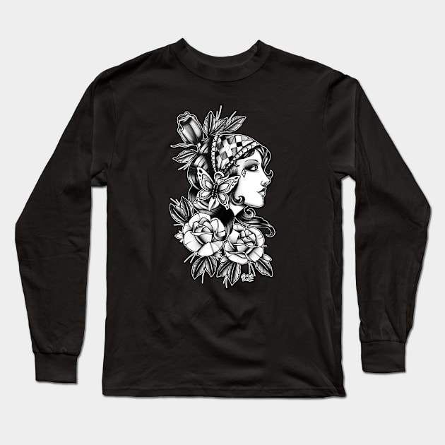 Gipsy Girl 01 Long Sleeve T-Shirt by Guru